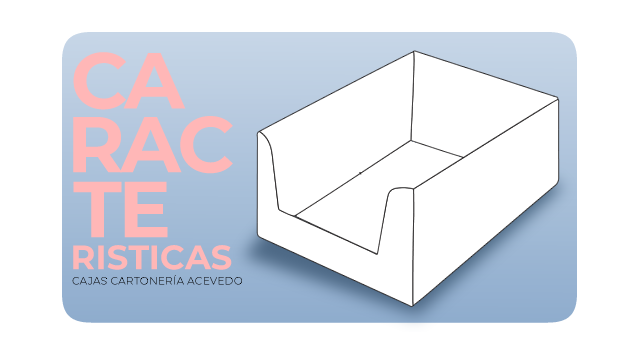 Caja Exhibidora sin cierre Superior